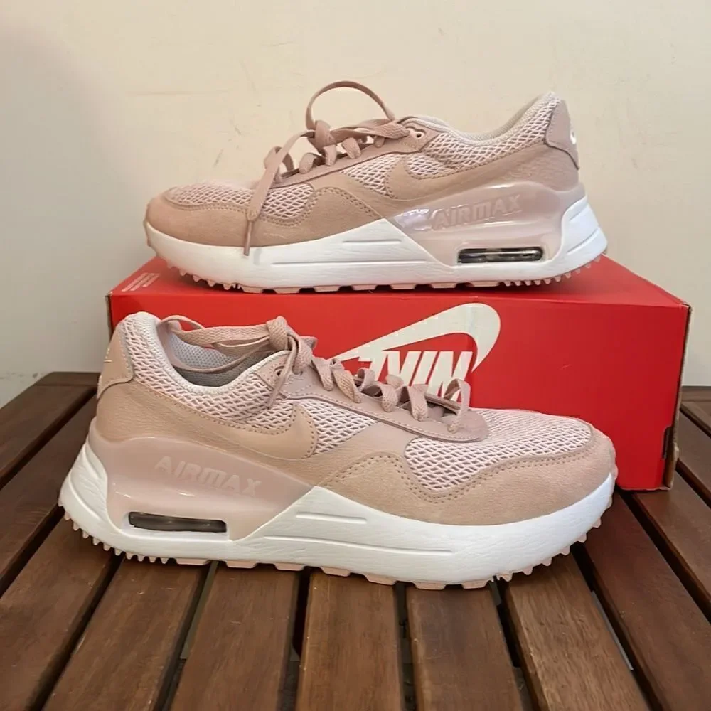 Nike Air Max SYSTEM Barely Rose Pink Oxford Women Size 8(DM9538-600)